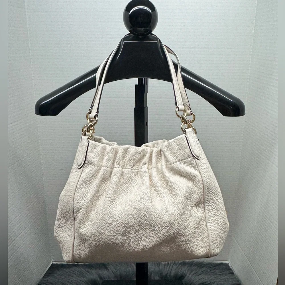 Coach Maya Pebble Leather Shoulder Bag